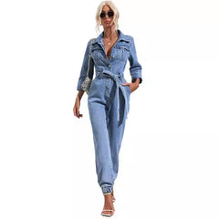 Women's Leisure Commute Temperament Jumpsuit