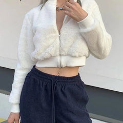 Plush coat