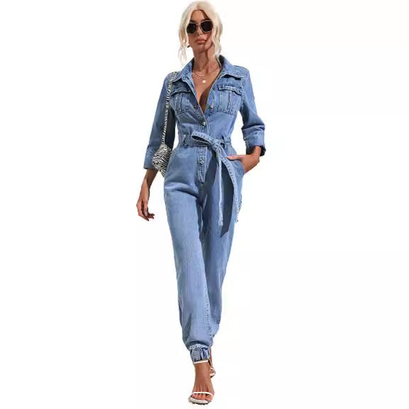 Women's Leisure Commute Temperament Jumpsuit