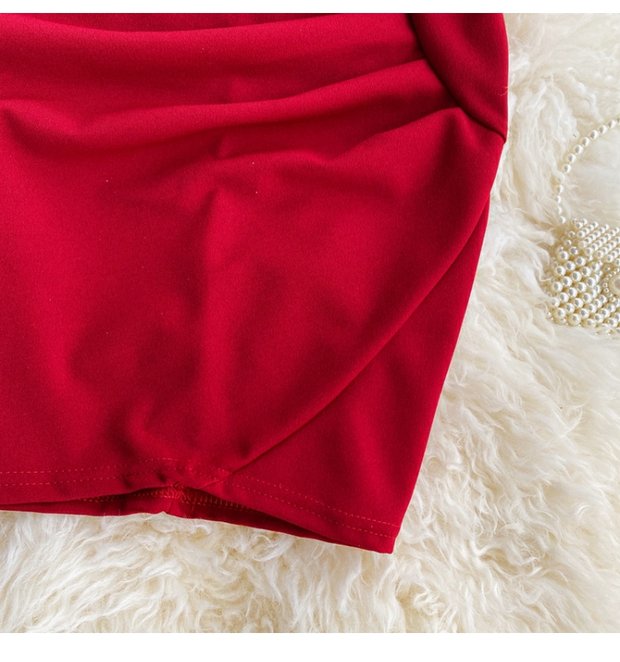 Backless Tight Bag Hip Short Dress Small And Thin